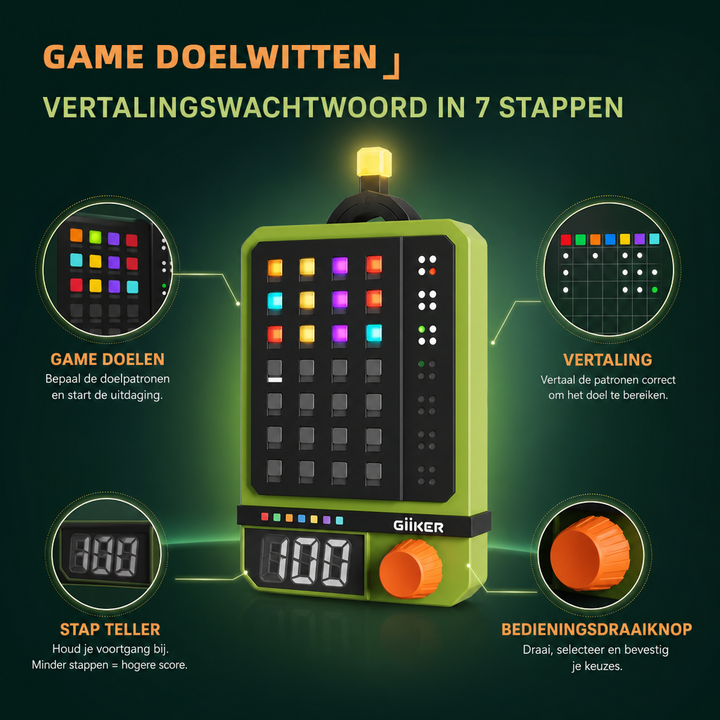 Kind speelt geconcentreerd met een cijfermachine logisch denkspel, bevordert schermvrij speelplezier.