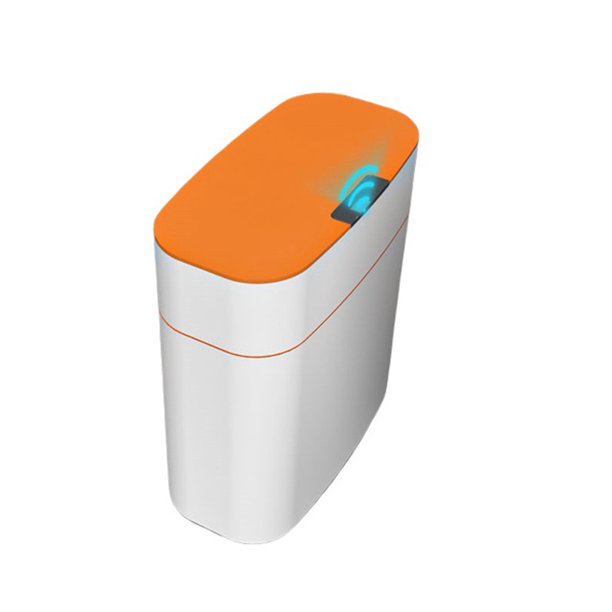 Hygiënische 13L slimme afvalbak met sensor. Voorkom contact met vuil, perfect voor keuken en badkamer. Draadloos.