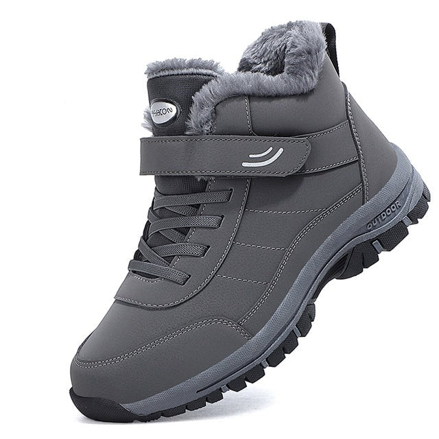 Comfortabele heren winterlaarzen voor sneeuw en kou, waterdicht en antislip, perfect voor wandelen buiten.