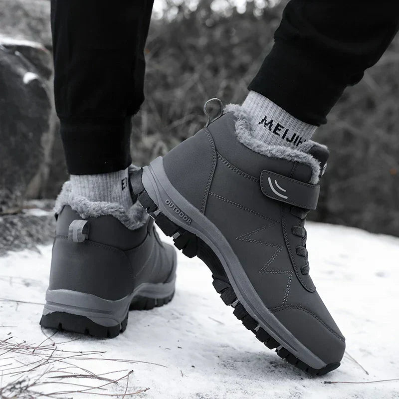 Stijlvolle Avery waterdichte winter sneakers, perfect voor heren en dames, houden voeten warm bij lage temperaturen.