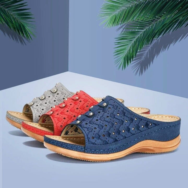 Elegante orthopedische dames sandaal, ultiem comfort, stijlvol en verkrijgbaar in diverse kleuren.