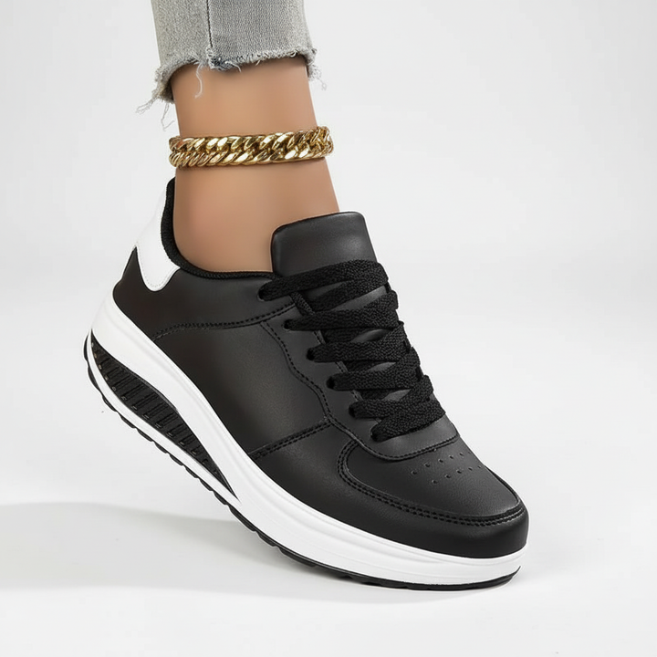 Sportieve orthopedische sneakers Amelie voor dames, met focus op stabiliteit en voetondersteuning.