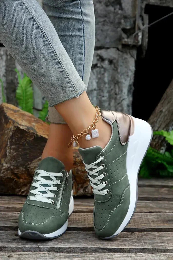 Comfortabele orthopedische wandelschoenen voor dames, ideaal voor gezonde voeten en een actieve levensstijl.