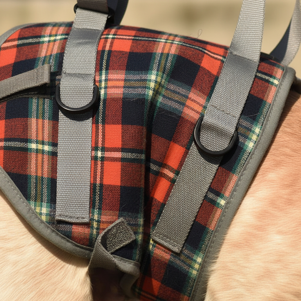 Harnas voor honden met mobiliteitsproblemen, orthopedische ondersteuning voor voor- of achterpoten; dierenverzorging.