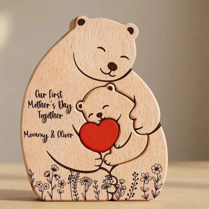 Uniek gepersonaliseerd houten cadeau om familielijfsten te koesteren, een blijvende herinnering en decoratie.