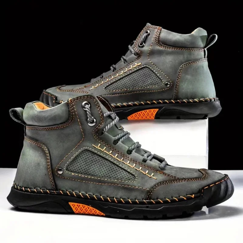 De Filip heren comfortschoen in bruin, perfect voor een casual maar avontuurlijke look.