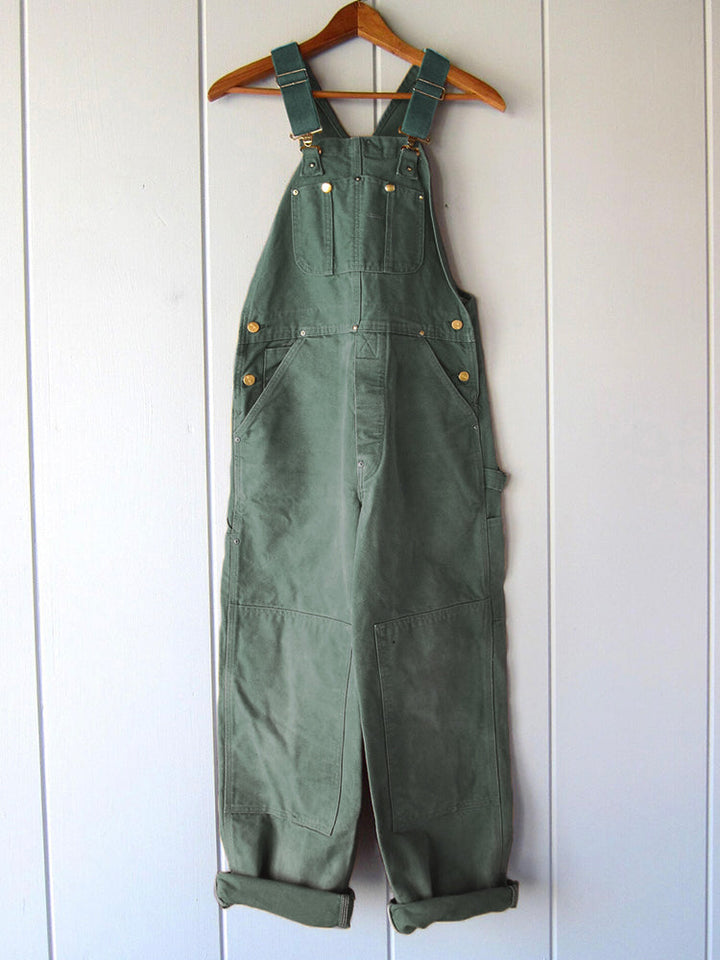 Comfortabele en verstelbare dames overall in stijlvol groen, ideaal voor casual mode.