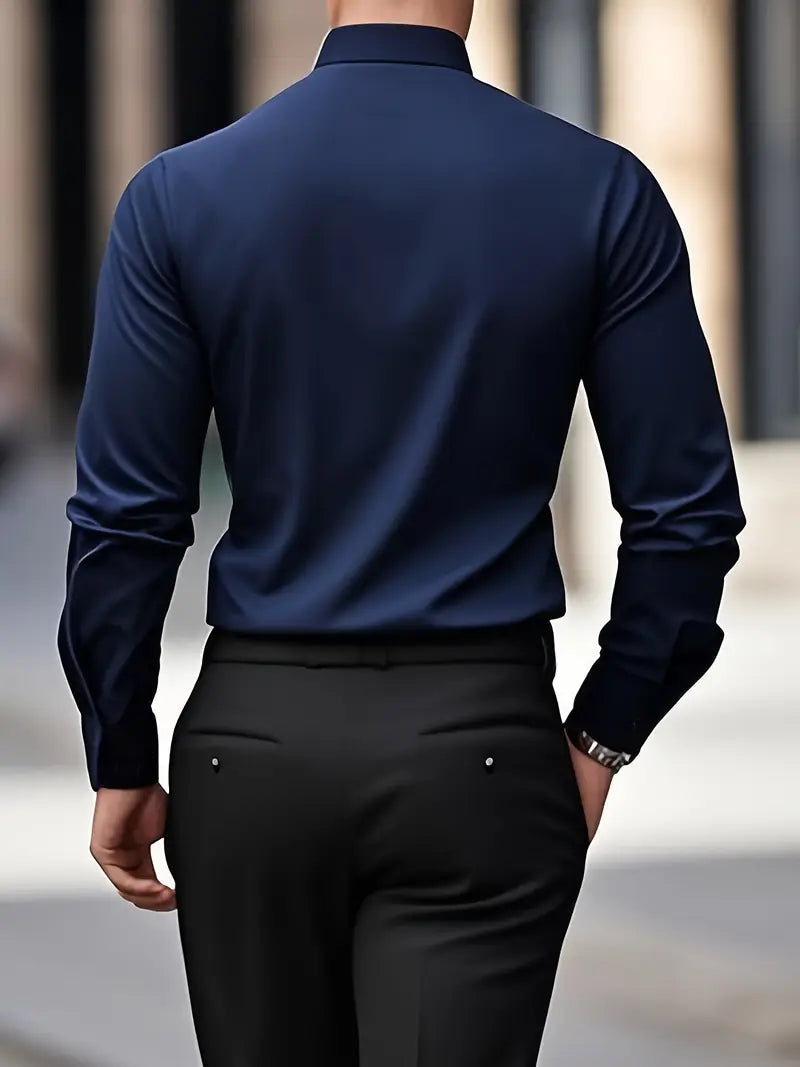 Heren overhemd, strijkvrij, ademend en comfortabel. Een moderne top voor de hedendaagse man.