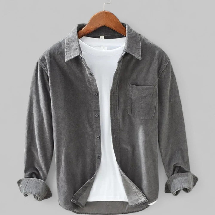 Comfortabel herenoverhemd lange mouw, perfect voor een casual, dagelijkse of modieuze outfit. Stijlvol en retro.