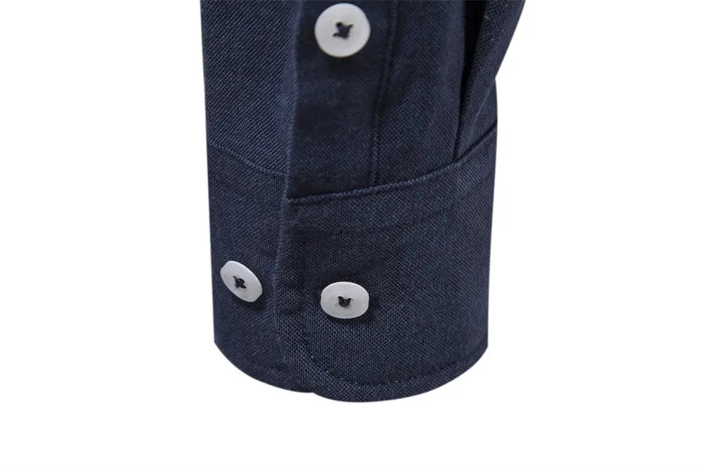 Heren button-down overhemd voor mannen, lange mouwen kleding voor diverse stijlen.