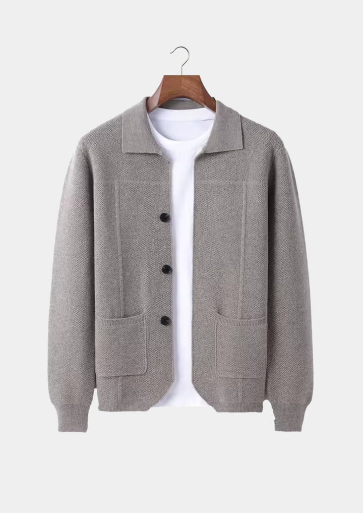 Tijdloos heren vest met knopen; warm en stijlvol voor de koudere dagen.