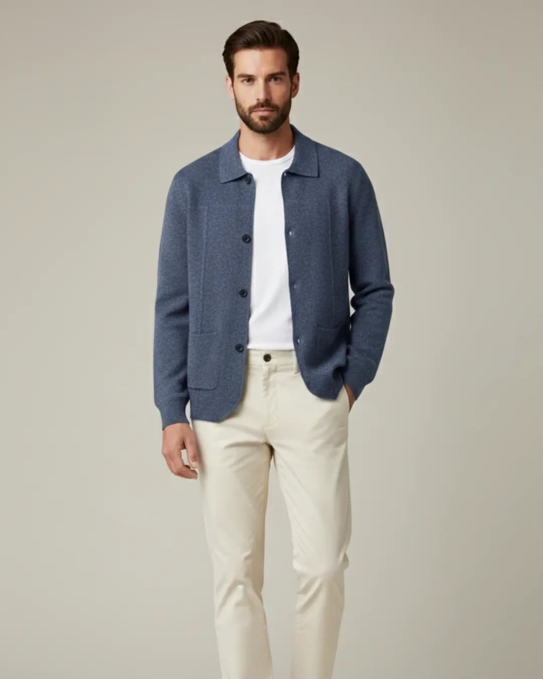 Zacht en comfortabel heren vest; perfect als warme laag in de herfst en winter.