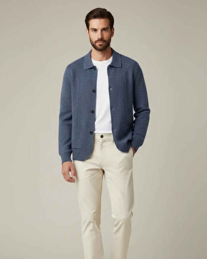 Zacht en comfortabel heren vest; perfect als warme laag in de herfst en winter.