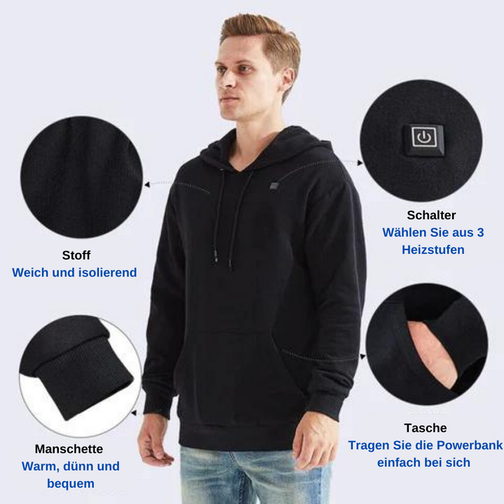 Stijlvolle ThermaHoodie, een zachte uniseks hoodie voor optimale warmte en comfort tijdens herfst en winter.
