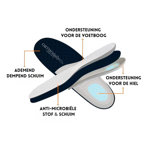 Ondersteunende unisex orthopedische stretch schoenen met zachte kussenzool, ideaal voor gevoelige en brede voeten.