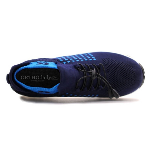 Instap orthopedische schoenen met stretch en kussenzool, lichtgewicht en ademend voor unisex dagelijks comfort.