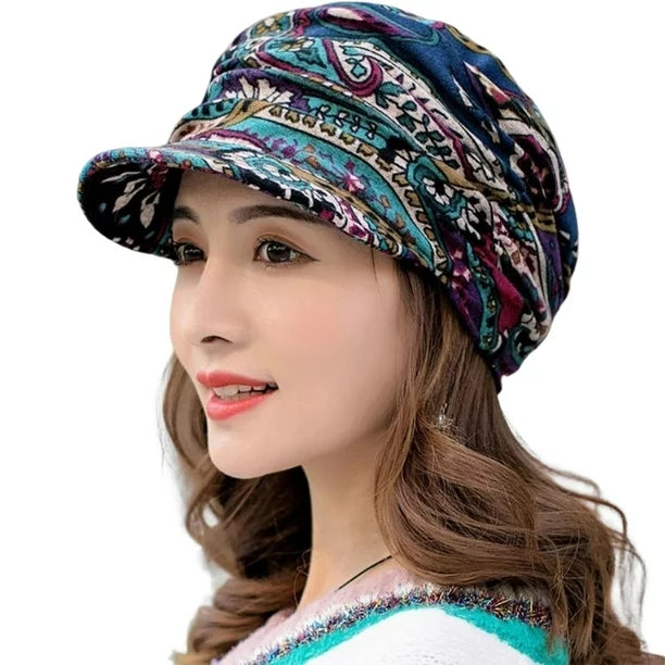 Moderne dames winterpet voor dagelijks gebruik, biedt warmte en een stijlvolle look.
