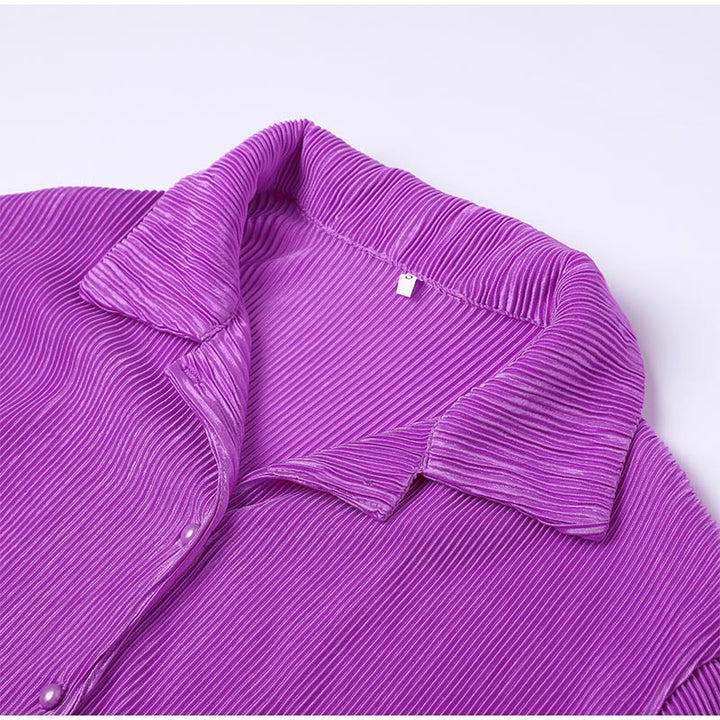 Dames loungeset in een lila tint, fris en zomers. Casual chic.