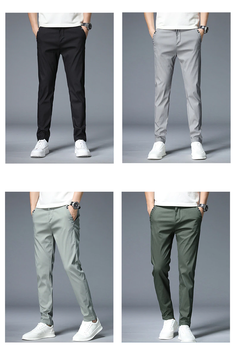 Dagelijkse kleding: heren ultra stretch broek, comfortabel en modieus voor elke man.