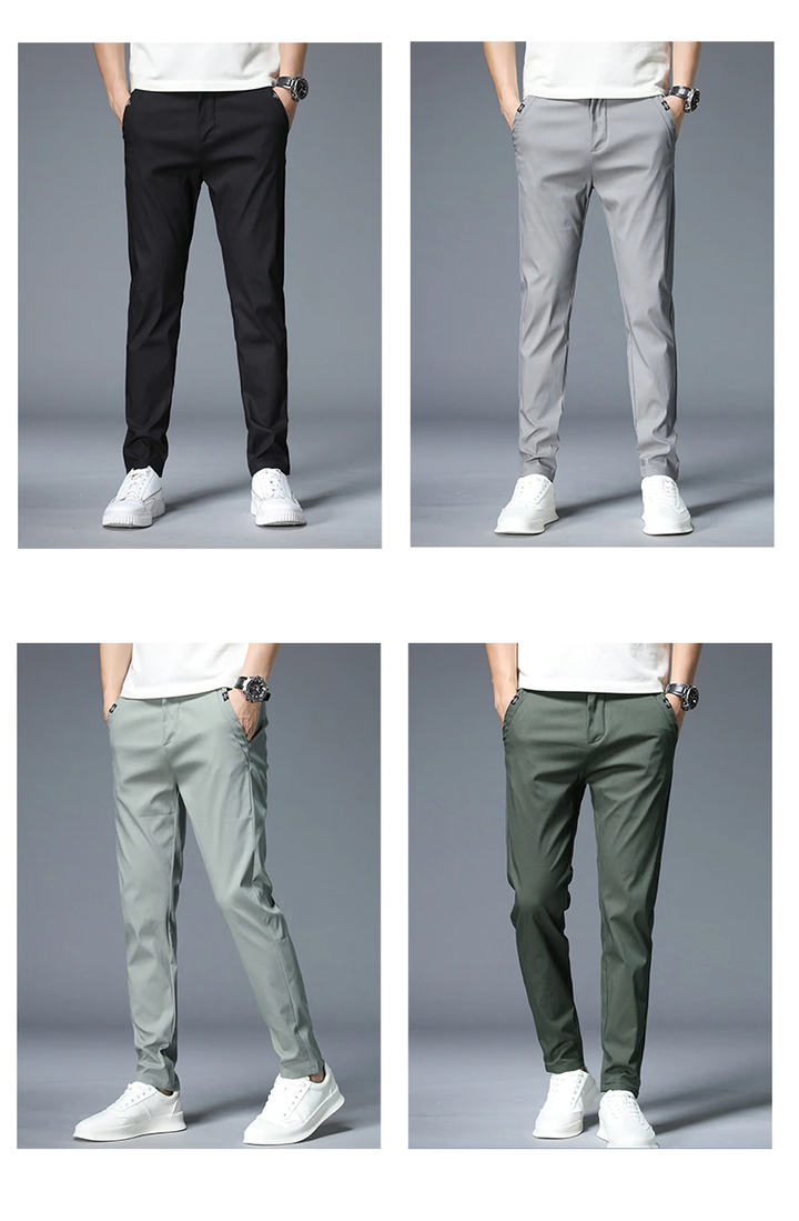 Dagelijkse kleding: heren ultra stretch broek, comfortabel en modieus voor elke man.