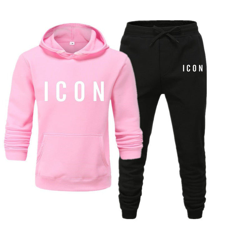 Modieuze heren sportieve vrijetijd outfit: Callum hoodie met bijpassende joggingbroek.
