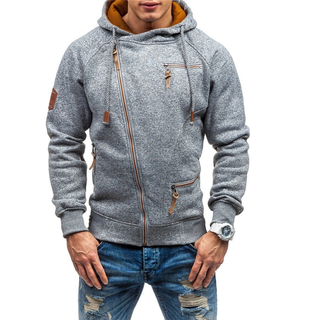 Stijlvolle heren hooded sweater met functionele zakken en zachte stof voor optimaal comfort.