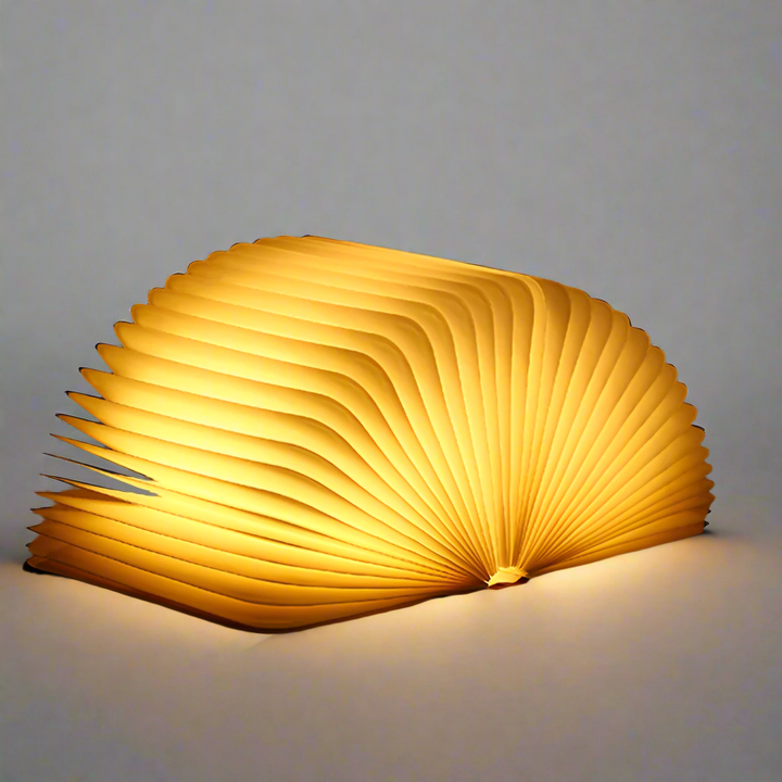 Decoratieve boekenlamp, een origineel cadeau dat elke ruimte verlicht met zachte sfeerverlichting.
