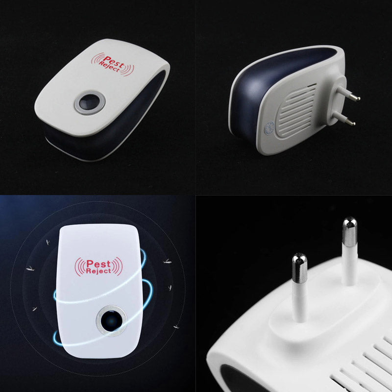 Geavanceerde ultrasone technologie voor effectieve en mensvriendelijke ongediertebestrijding in huis.