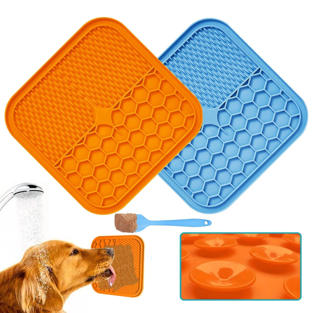 Duurzame anti-stress hondenlikmat voor langdurige ontspanning, perfect voor verzorging en training.