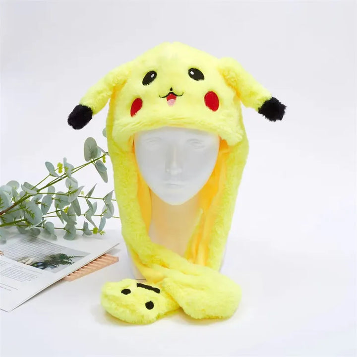 Warme kattenmuts met grappige bewegende oren, leuk cadeau voor jong en oud.