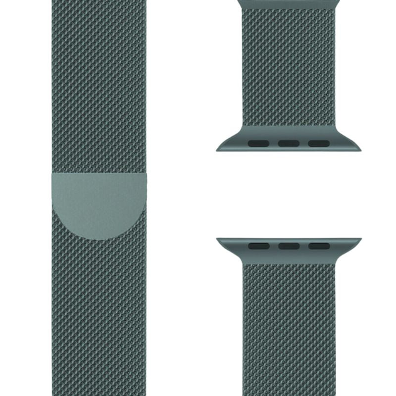 Duurzame Milanese Apple Watch lusband, van RVS, verstelbaar met magneet, lange levensduur gegarandeerd.