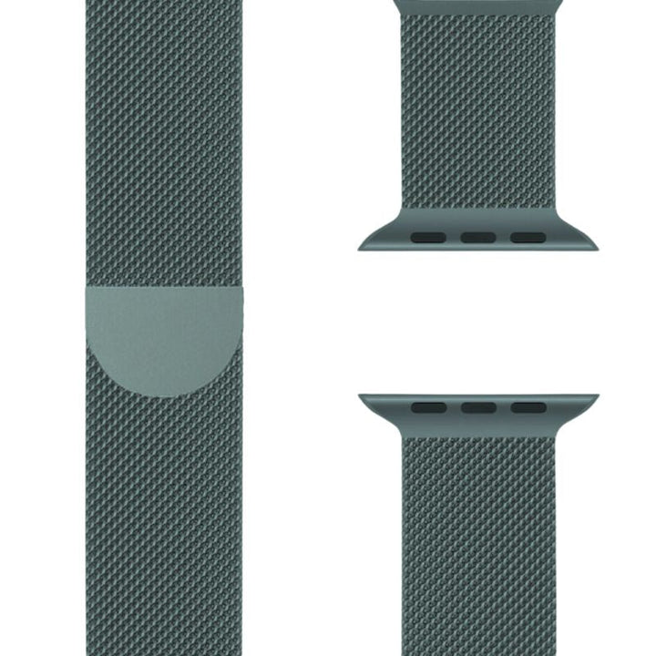 Duurzame Milanese Apple Watch lusband, van RVS, verstelbaar met magneet, lange levensduur gegarandeerd.