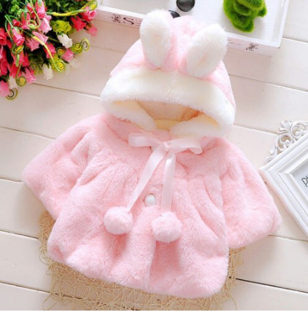 Comfortabele konijnen hoodie voor baby's en peuters, met schattige oren op de capuchon. Ideaal voor lente/zomer.