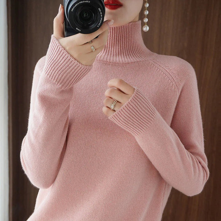 Trendy dames coltrui, comfortabel en warm, ideaal voor veelzijdige combinaties in de wintermode.