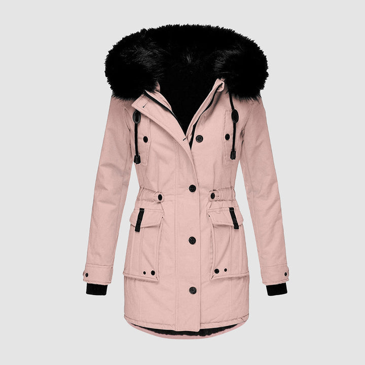 Comfortabele dames waterdichte winterjas Nova, met capuchon, essentieel voor een warme winter.