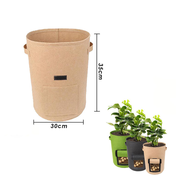 Veelzijdige grow bag voor diverse groenten en kruiden. Met venster voor makkelijk monitoren en oogsten. Biologisch.