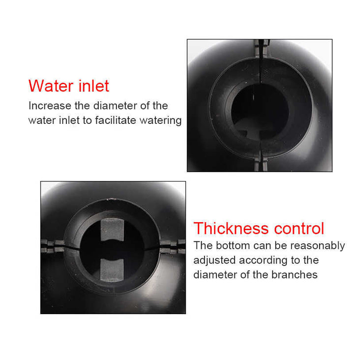 Set van professionele kweekballen, essentieel tuingereedschap voor serieuze plantenvermeerderaars.