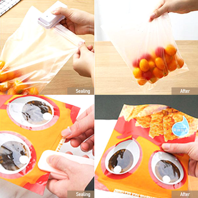 Revolutionaire mini sealer voor behoud van versheid van snacks en maaltijden. Essentieel huishoudelijk product.