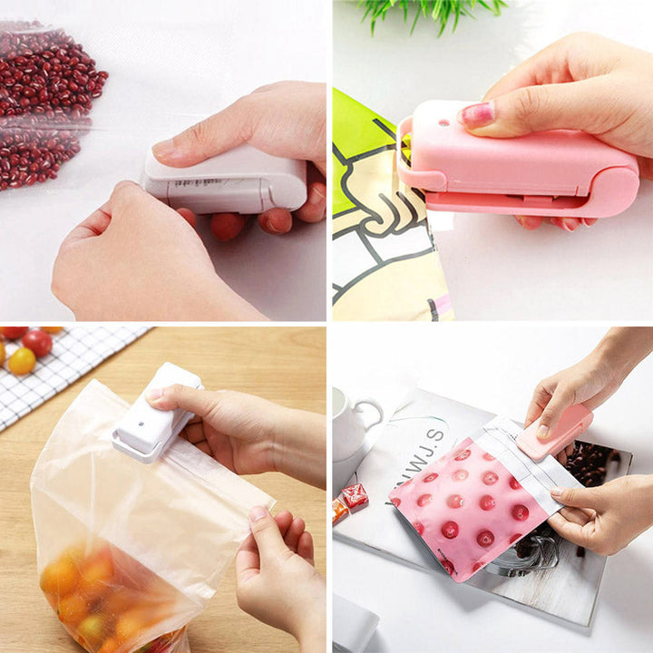 Multifunctionele mini sealer voor diverse zakken. Ideaal voor luchtdicht verpakken van etenswaren en snacks.