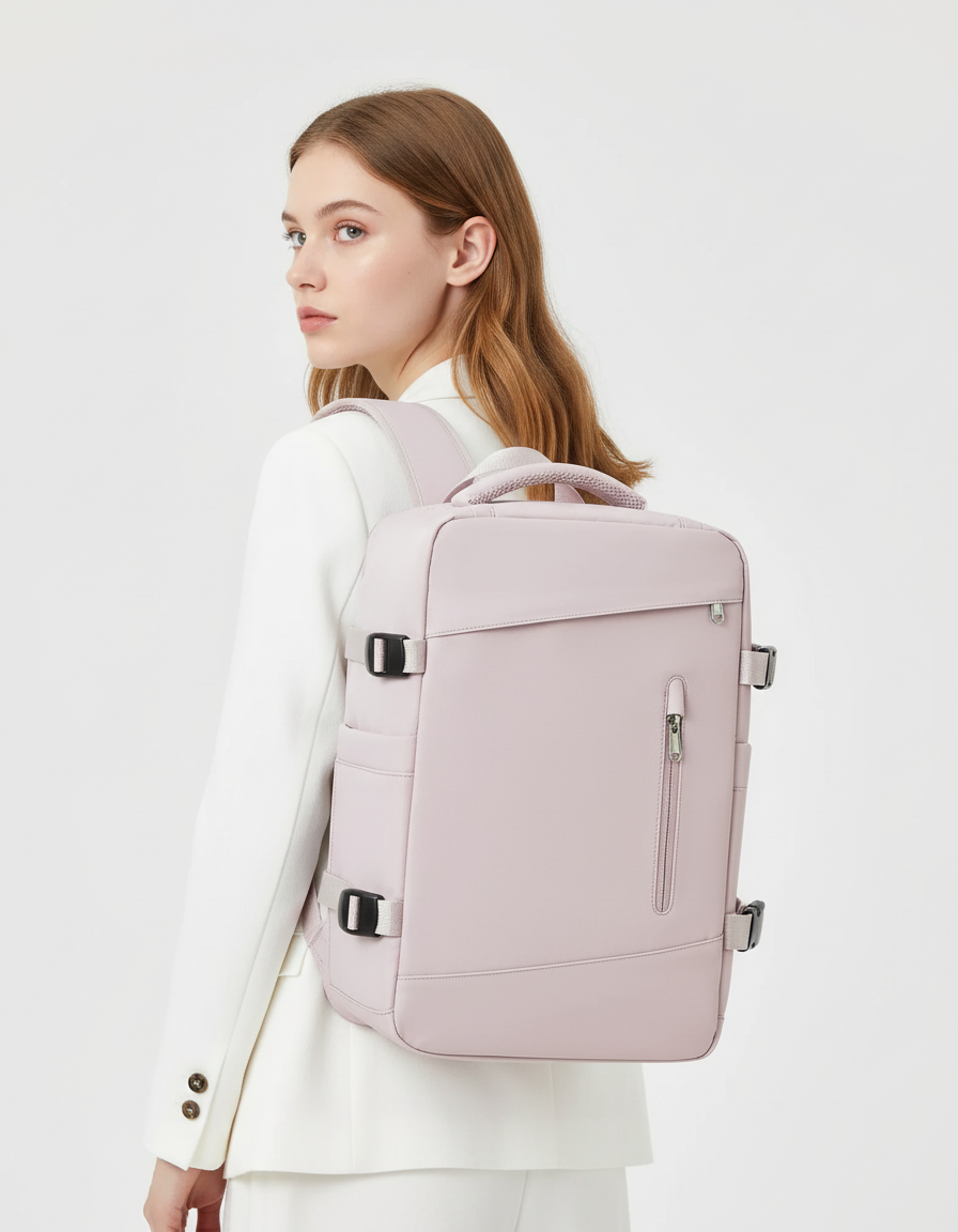 EasyCarry reisrugzak, georganiseerde opslag voor je spullen en laptop, perfect als cabin bag.