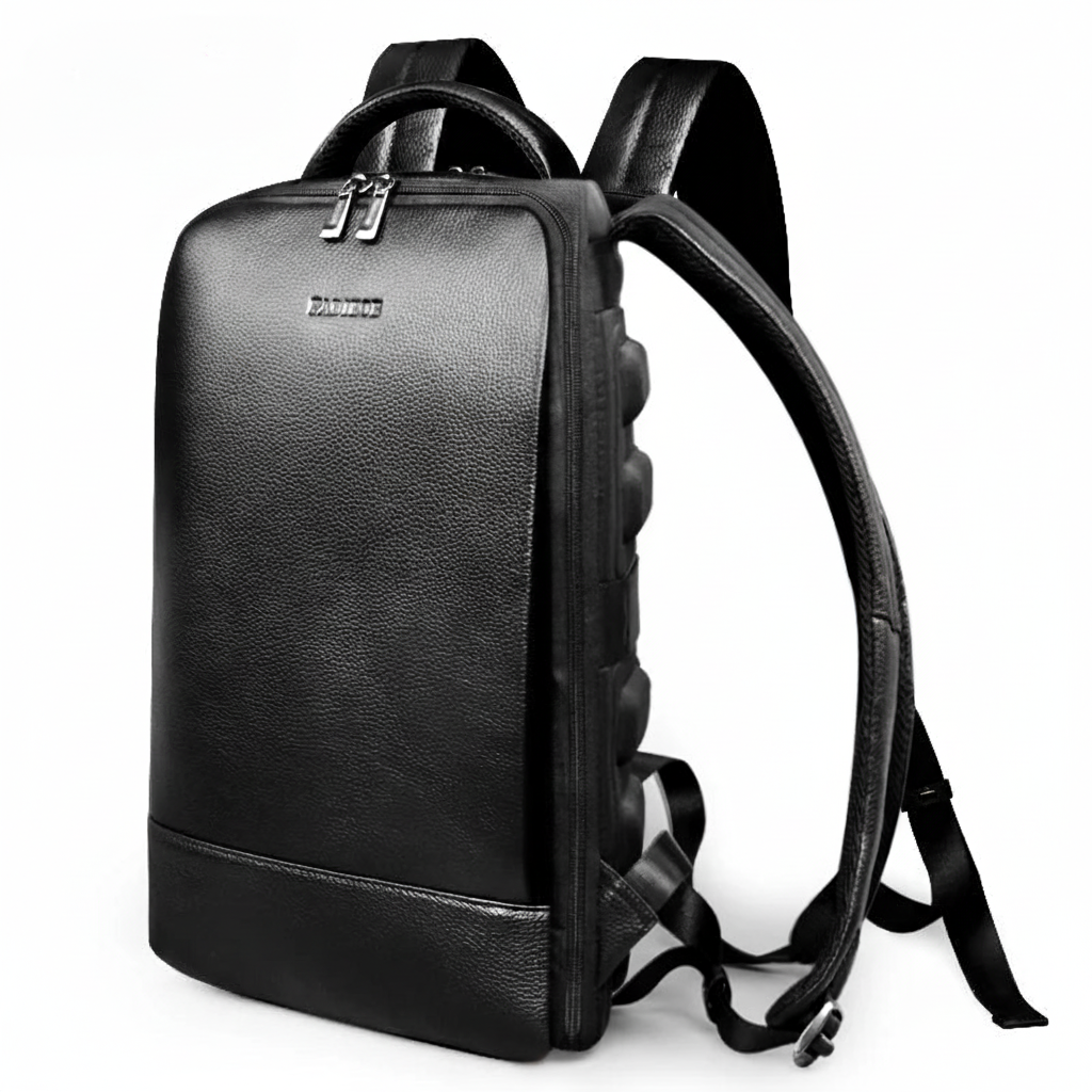 Grote capaciteit laptoprugzak, geschikt voor documenten en schoolbenodigdheden, perfect als werktas of schooltas.