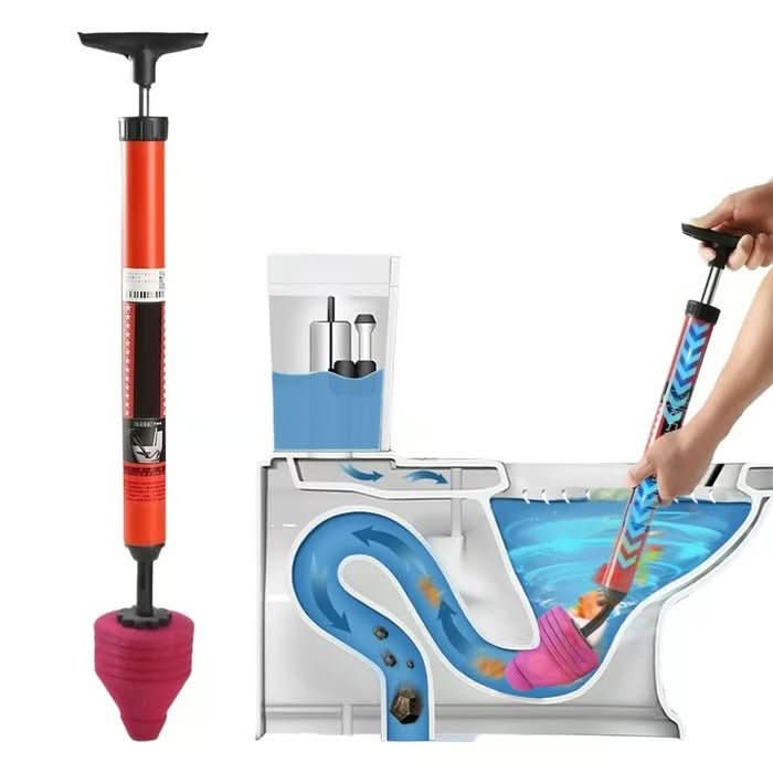 PressMax hogedruk afvoerontstopper voor snelle verwijdering van hardnekkige verstoppingen in gootsteen of douche.