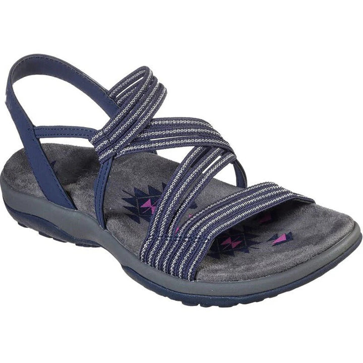 Modieuze dames zomerschoenen: orthopedische sandalen met voetondersteuning en elegant design.