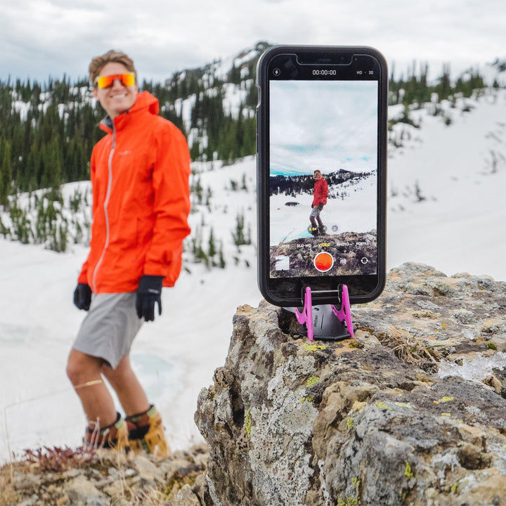 Het universele telefoonstatief: jouw compacte partner voor perfecte mobiele fotografie en video.