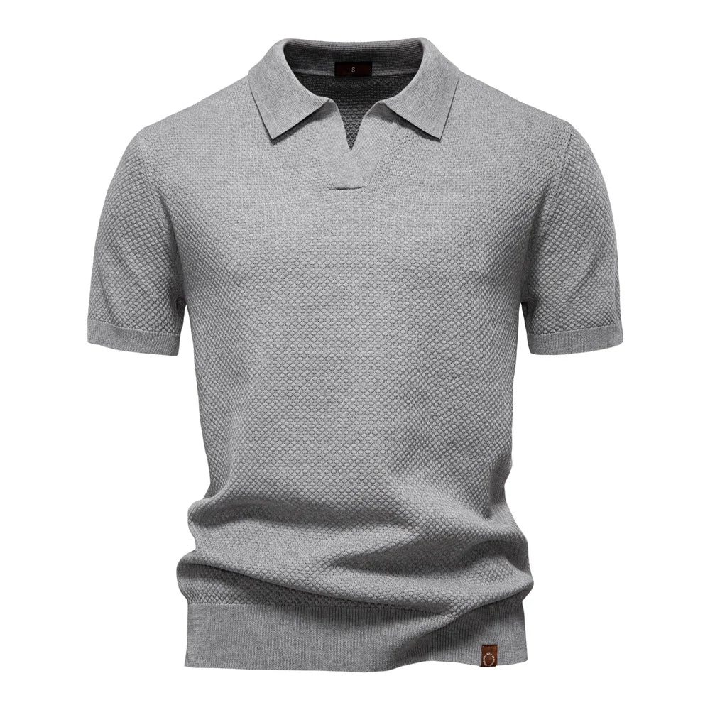 Comfortabel heren polo shirt, luchtig en veelzijdig voor casual én smart-casual gelegenheden.
