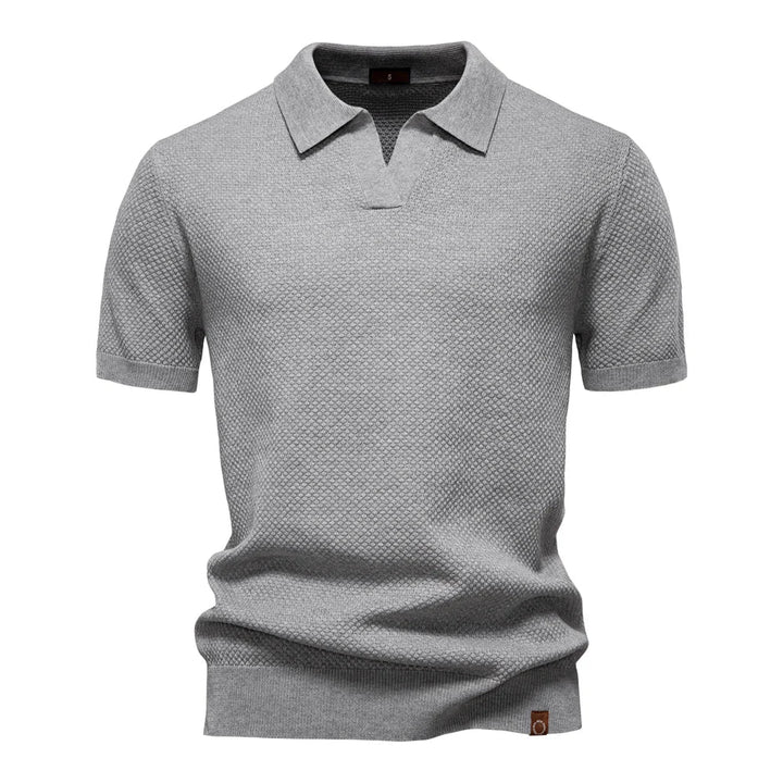 Comfortabel heren polo shirt, luchtig en veelzijdig voor casual én smart-casual gelegenheden.