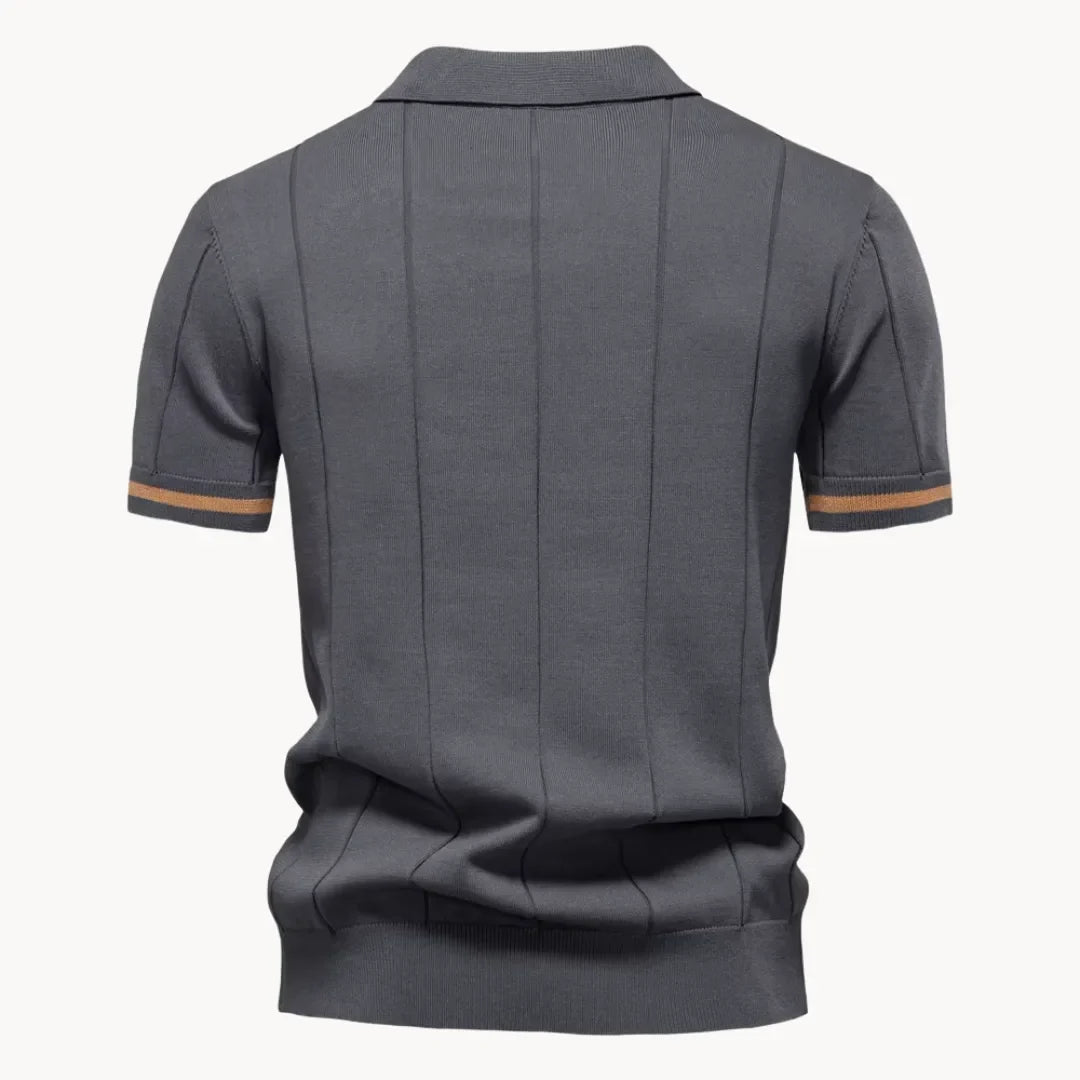 Heren polo shirt met klassieke kraag; regular fit en comfortabel; perfect voor casual look.