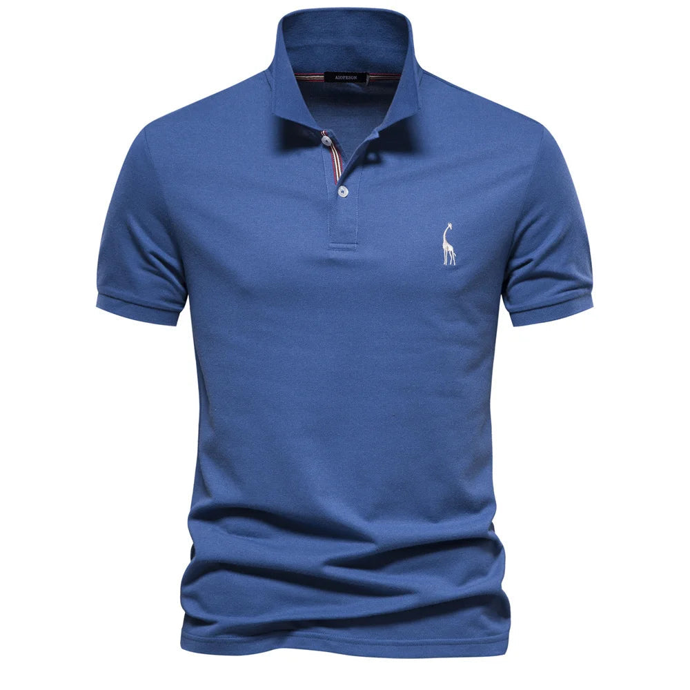 Veelzijdig heren poloshirt met korte mouwen, comfortabel en stijlvol voor zowel casual als smart casual herenmode.