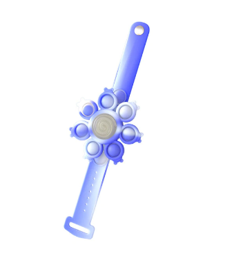 Sensorische pop bubble fidgetarmband, ideaal voor stressvermindering bij kinderen en volwassenen.