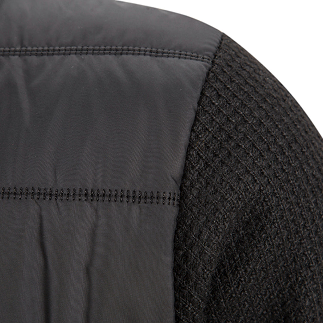 Modieus heren vest met rits, perfect voor gelaagde outfits. Comfortabele smart casual kleding.